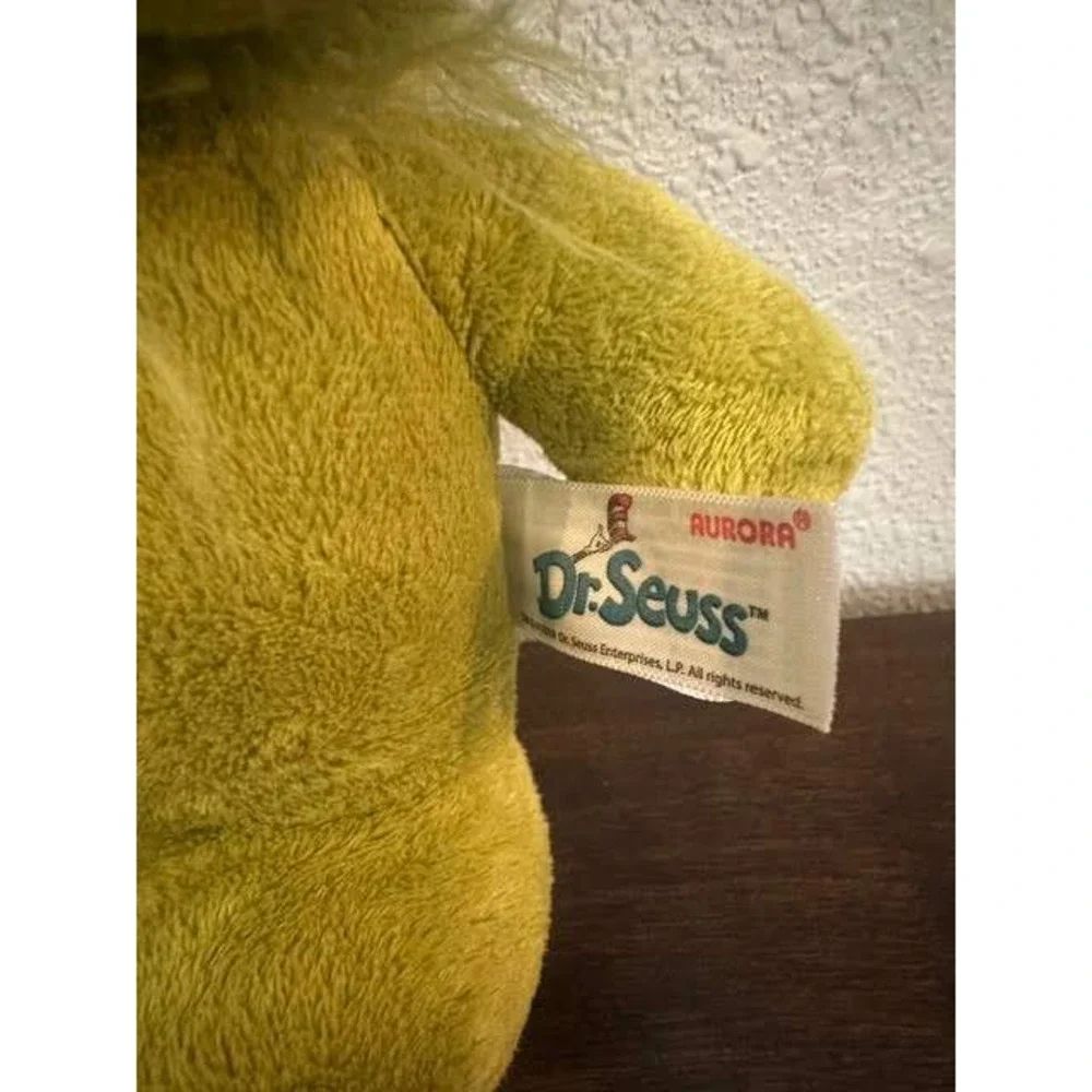 Aurora Dr Seuss The Grinch Plush Stuffed Animal Green Holiday Toy 7 Inch